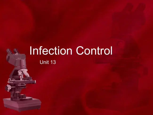 Infection Control Devices Branch (CDRH) : 感染控制设备科