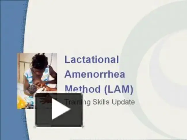 Lactational Amenorrhea Method : 哺乳期闭经法