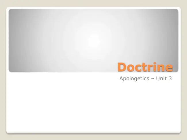 Doctrine Sponsor : 条令发起人