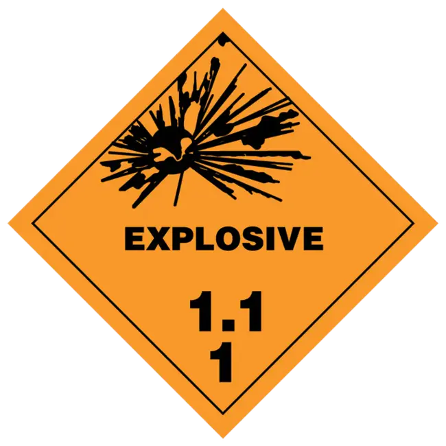 Explosive Hazard : 爆炸危险