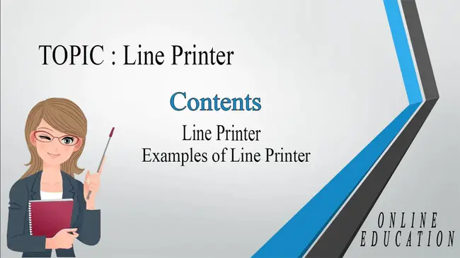 Line Printer Unit : 行式打印机装置