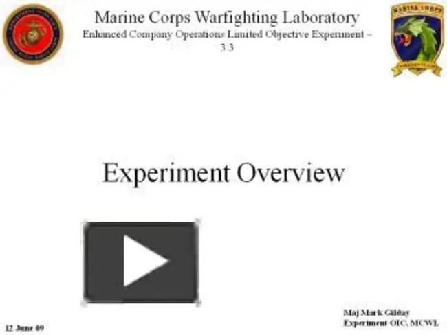 Marine Corps Warfighting Laboratory : 海军陆战队作战实验室