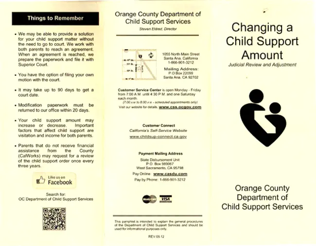 Child Support Obligation Worksheet : 儿童抚养义务工作表