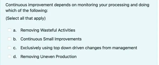 Continuous Improvement Monitoring Process : 持续改进监控过程