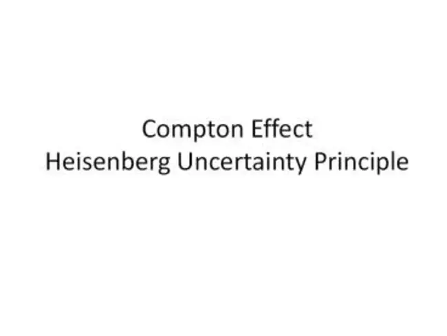 Compton Effect : 康普顿效应