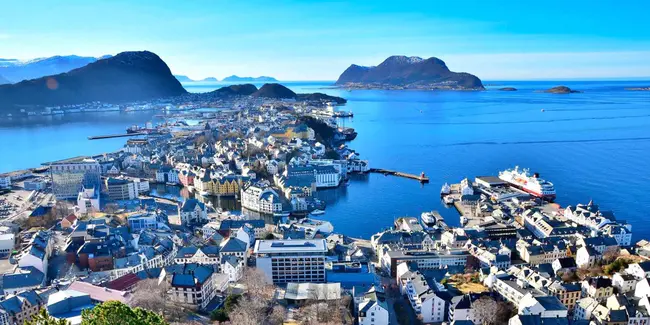 Alesund-Vigra, S-Norway : 奥勒松-维格拉, 挪威南部