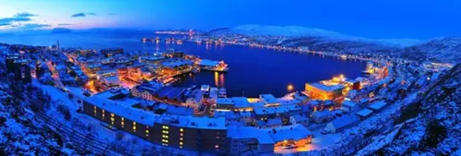 Hammerfest, S-Norway : 挪威南部哈默菲斯特