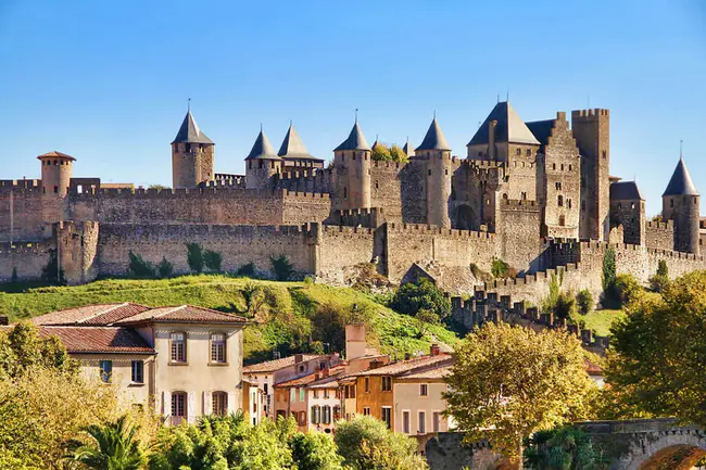 Carcassonne, S-France : 法国南部卡尔卡松