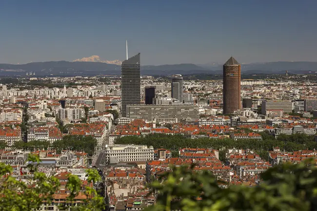 Lyon-Mont Verdun, S-France : 里昂-凡尔登山，法国南部