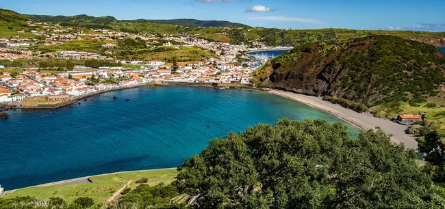 Horta (Faial Island), S-Portugal-Acores : 奥尔塔（法亚尔岛），南葡萄牙-阿科雷斯