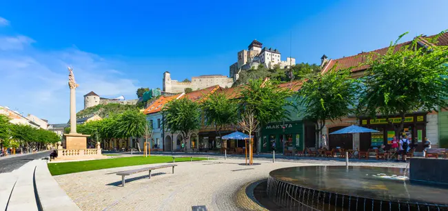 Trencin, S-Slovakia : 特伦钦, 南斯洛伐克