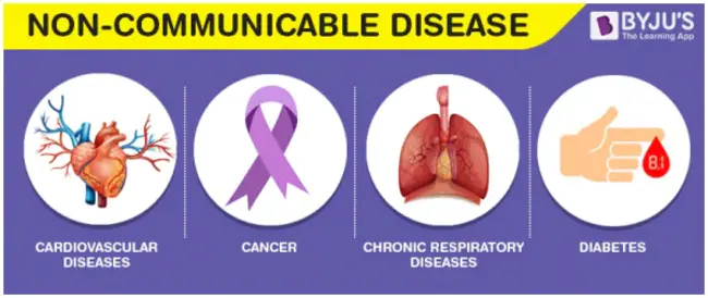 Noncommunicable disease : 非传染性疾病