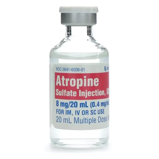 Atropine : 阿托品