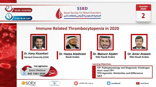 Autoimmune Thrombocytopenia : 自身免疫性血小板减少症