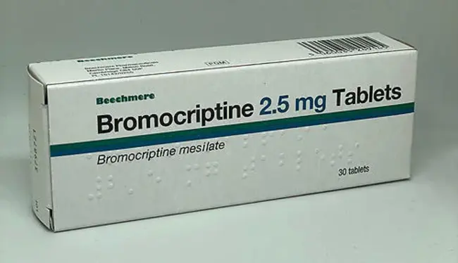 bromocriptine : 溴隐亭