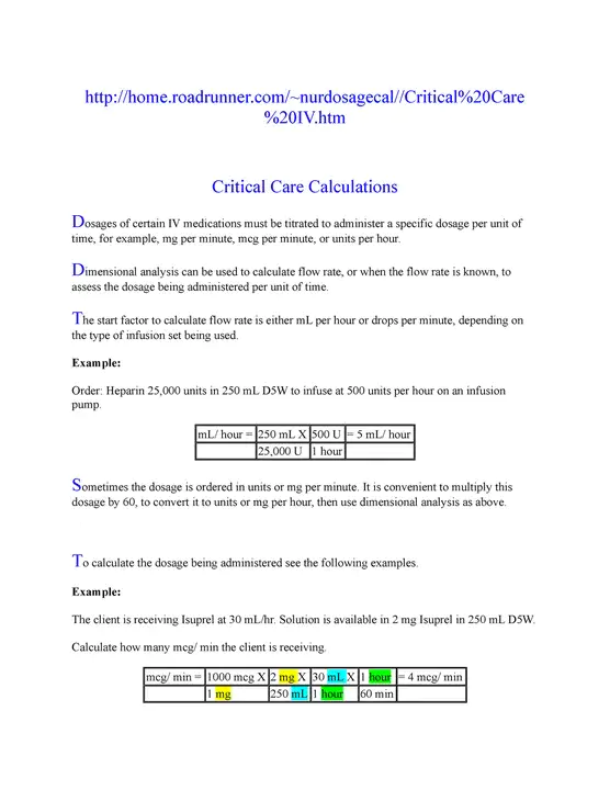 Critical Care : 危重护理