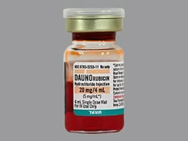 daunorubicin : 柔红霉素