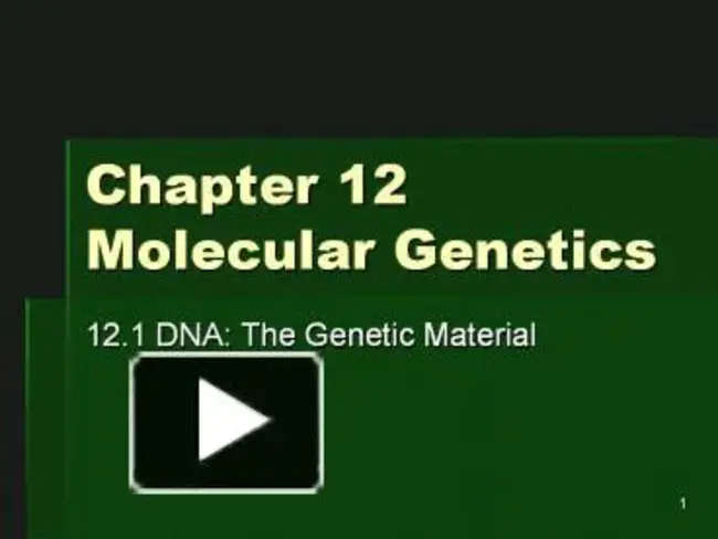 early Genetics : 早期遗传学