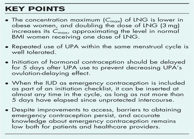 Emergency Hormonal Contraception : 紧急激素避孕