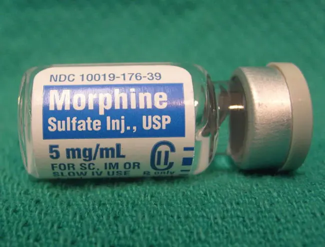 morphine : 吗啡