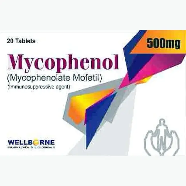 mycophenolic acid : 霉酚酸