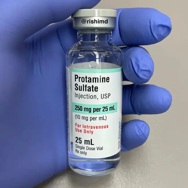 Protamine Sulphate : 硫酸鱼精蛋白