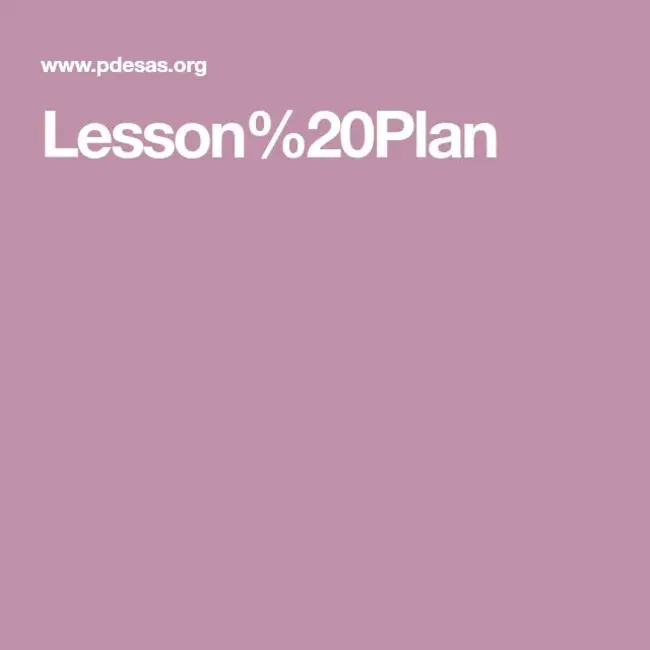 Lesson Plan : 教案