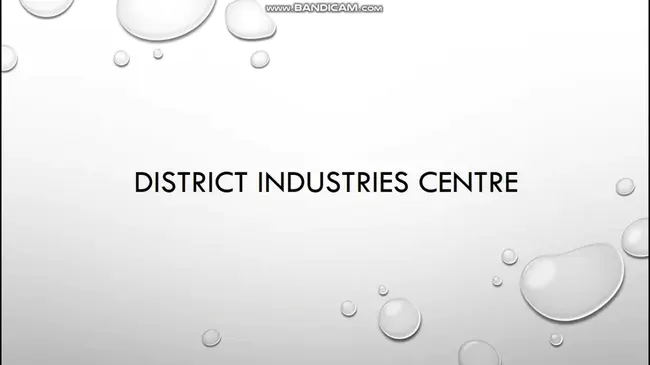 District Industries Centre : 区工业中心