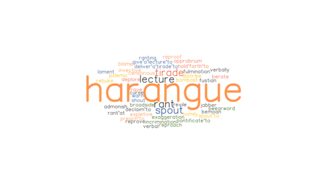 Harangue And Diatribe : 高谈阔论