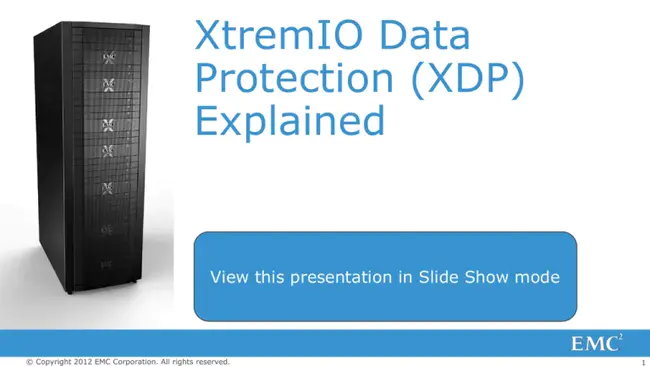 XtremIO Data Protection : XtremIO 数据保护