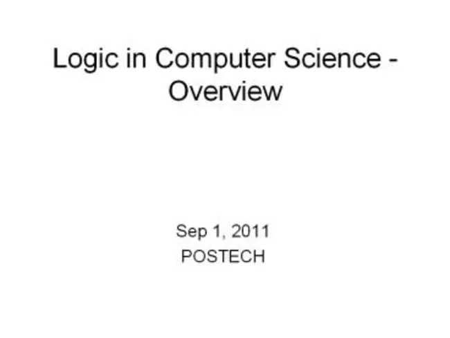 Logic In Computer Science : 计算机科学中的逻辑