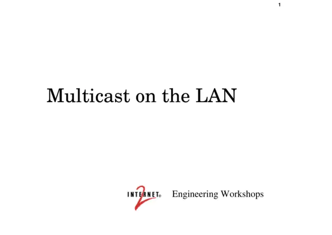 Multicast VLAN Registration : 多播VLAN注册