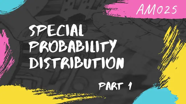 Probability Distribution Model : 概率分布模型