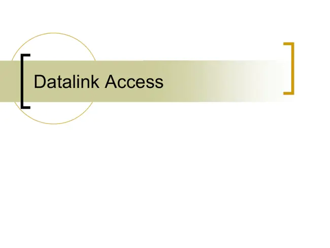 Data Link Reference Point : 数据链路参考点