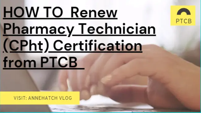 Certified & Registered Pharmacy Technician : 注册药房技师