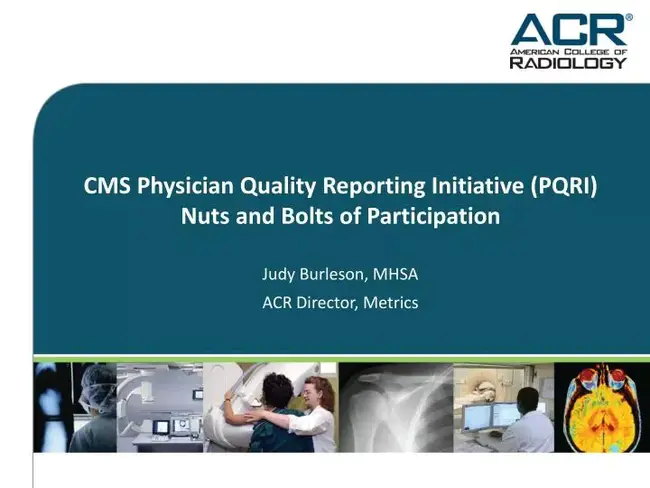 Physician Quality Reporting Initiative : 医师质量报告倡议