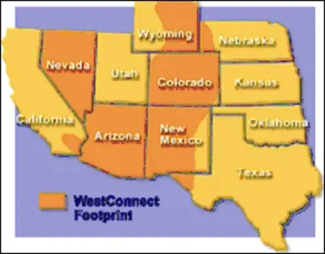 Western Interstate Region : 西部州际地区