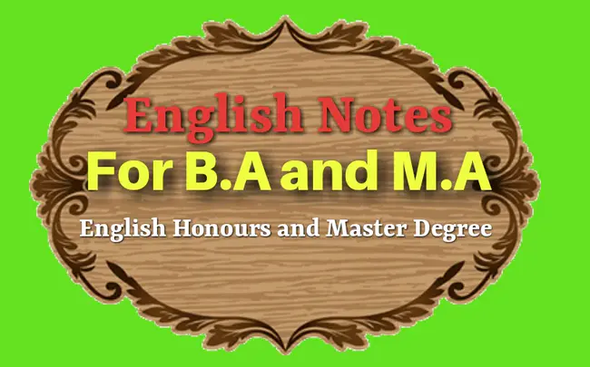 English Language Notes : 英语注释