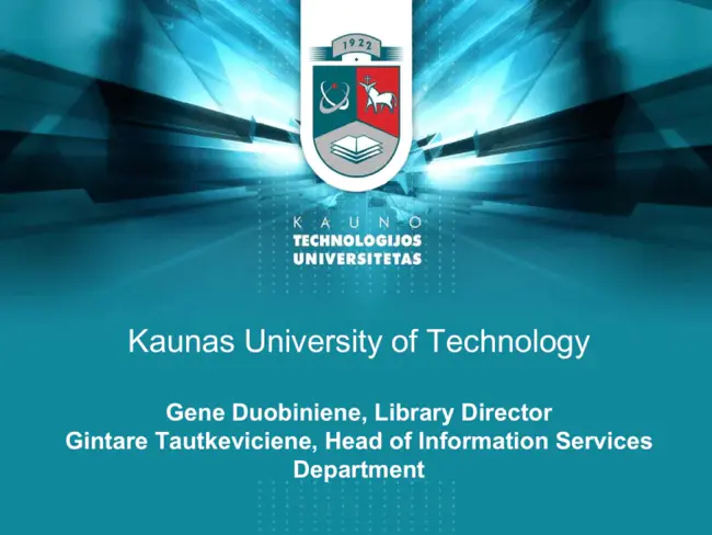 Kaunas Technology University : 考纳斯科技大学