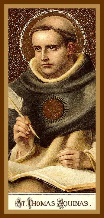 St Thomas Aquinas : 托马斯·冯·阿奎那