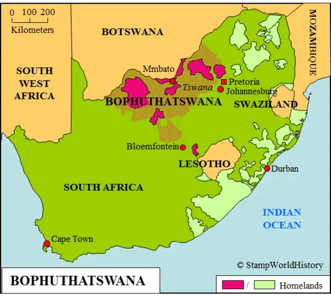 Bophuthatswana : 波普瓦茨瓦纳