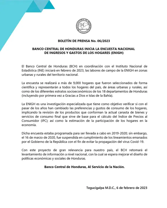 Banco Central de Honduras : 洪都拉斯中央银行