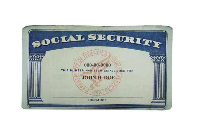 Social Security account : 社保账户