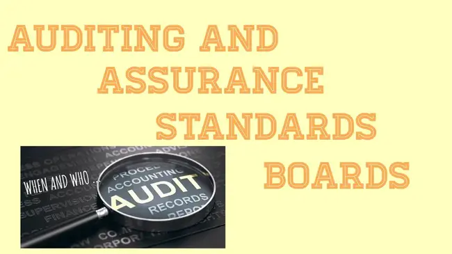 Auditing and Assurance Standards Board : 审计和保证标准委员会