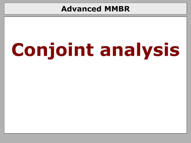 Conjoint Problem Analysis Interview : 联合问题分析访谈