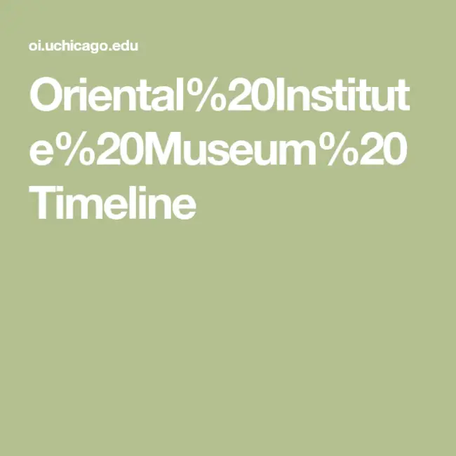 Oriental Institute : 东方学院