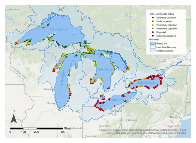 Great Lakes Environmental Assessment and Mapping : 大湖环境评估和测绘