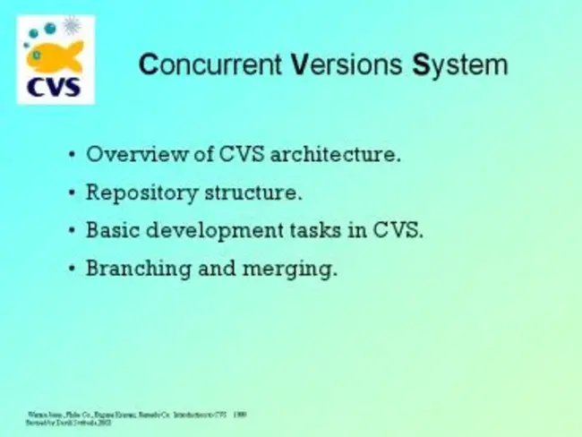 Concurrent Versions System : 并发版本系统