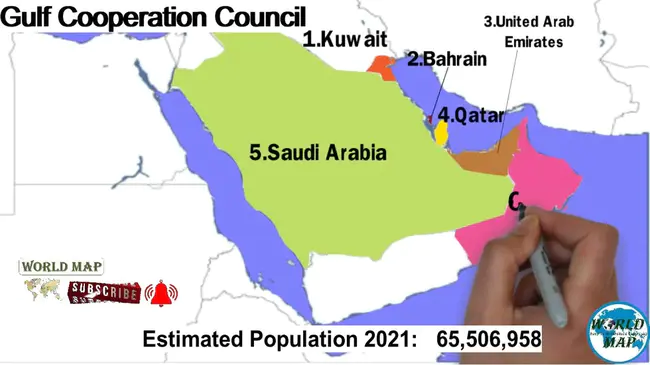 Gulf Cooperation Countries : 海湾合作国家