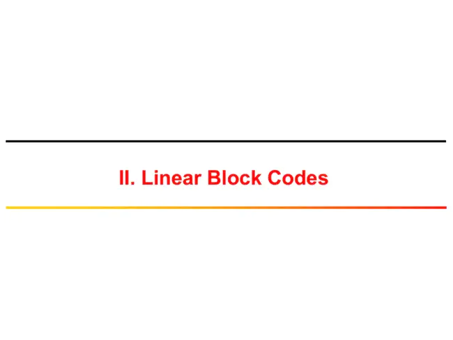 Linear Block Address : 线性块地址